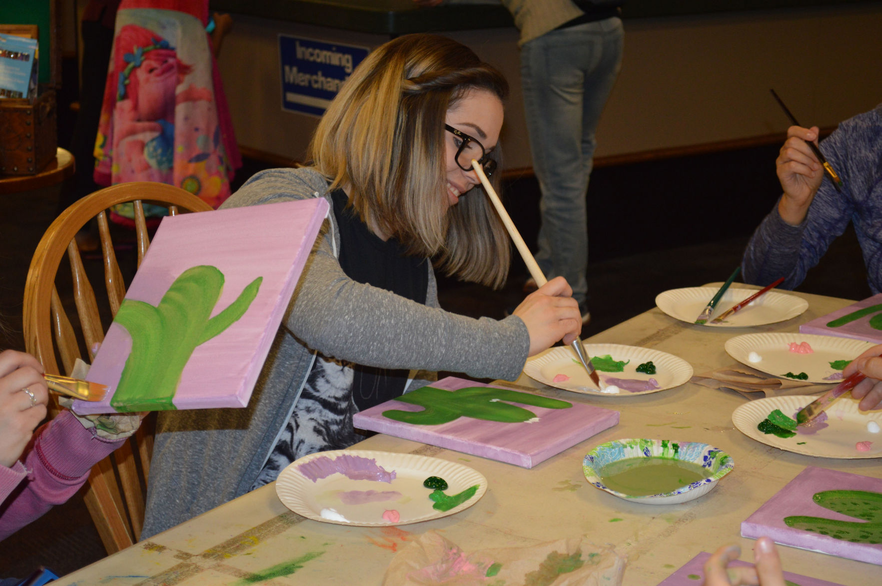 Paint nite at Bookmans offers fun and art for all